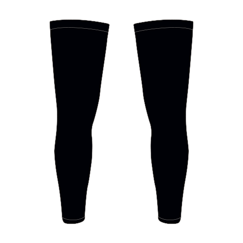 Nogawki Ocieplane Kolarskie Czarne